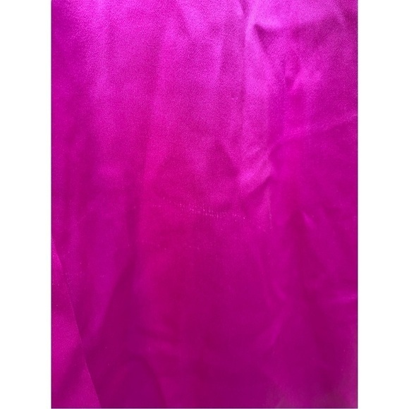 Elie Tahari Pink Passion Silk Blouse with Floral Collar | Size: S - Picture 6 of 16